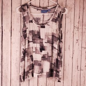 Simply Vera Wang Abstract Tank Top XL